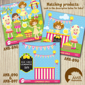 80% OFF Lemonade Digital Papers, lemon paper, Lemonade paper, Picnic Paper, lemon scrapbook pages for your projects  AMB-1331