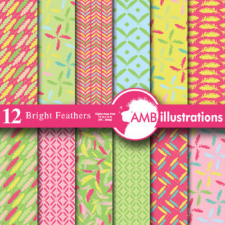 80%OFF Feather digital paper, Feather paper, Tribal paper, Aztec paper, scrapbook, instant download, commercial use, AMB-452