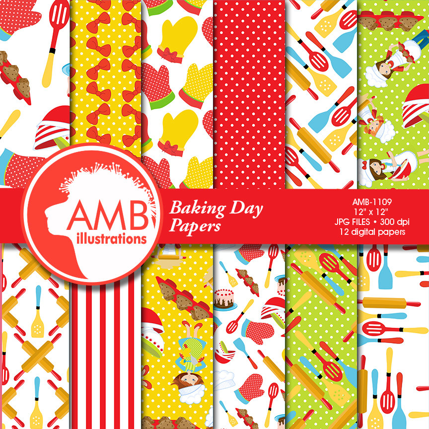 Baking Digital Paper, Baking Paper, Kitchen Digital Paper