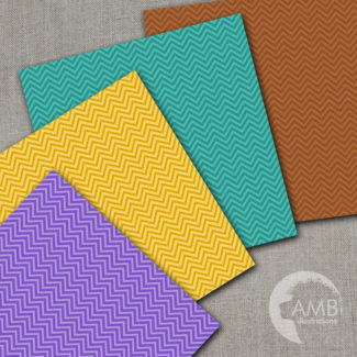 Chevron digital papers, Scrapbooking backgrounds, Tone on Tone Colors, Classic chevron pattern, commercial use, AMB-312