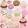 Cupcakes and Donuts Clipart