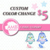 Custom color change for 1 (one) non-exclusive clipart, custom color for purchased clipart, re-colour AMBillustrations, Commercial, AMB-007