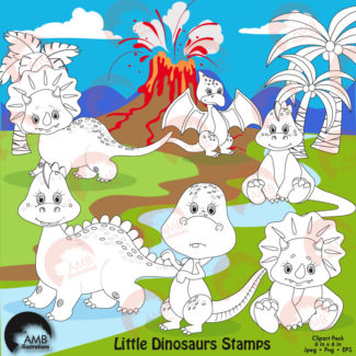Little Dinosaur Stamps