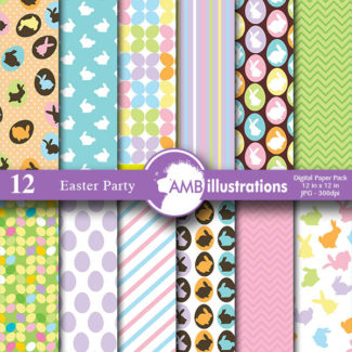 Easter Bunny Party Papers