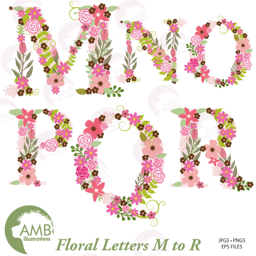 Free Free 91 Floral Letter M Svg SVG PNG EPS DXF File