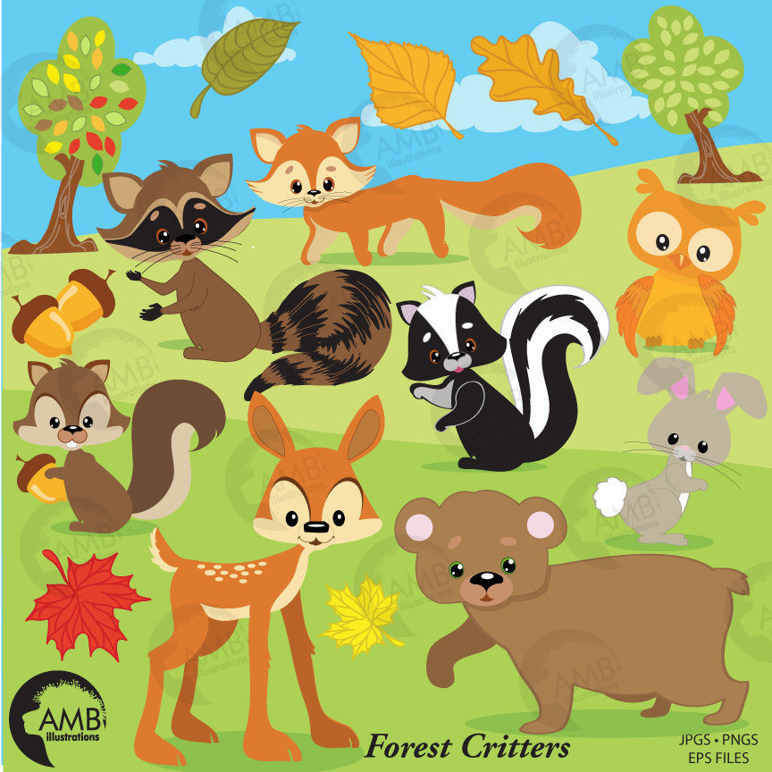 Download Woodland Animal Ambillustrations Com
