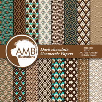 Geometric digital papers, masculine papers, dad papers, tie papers, diamond papers,  Geometric paper, AMB-1077