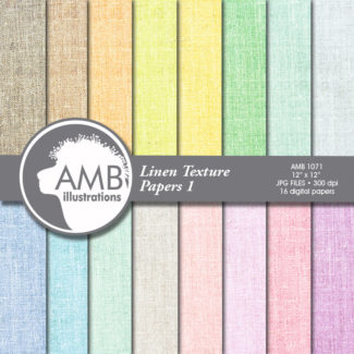 Linen Digital Papers, Fabric Pattern, Pastel Colors backgrounds, scrapbook papers for invites and crafts, commercial use, AMB-1071