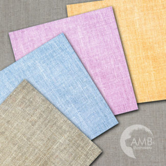 Linen Digital Papers, Fabric Pattern, Pastel Colors backgrounds, scrapbook papers for invites and crafts, commercial use, AMB-1071