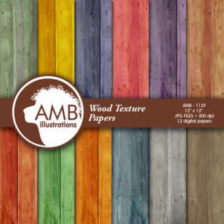 Rustic Wood digital papers, Digital Paper Rustic Distressed Wood Grain, Old wood Paper, background, commercial use, AMB-1139