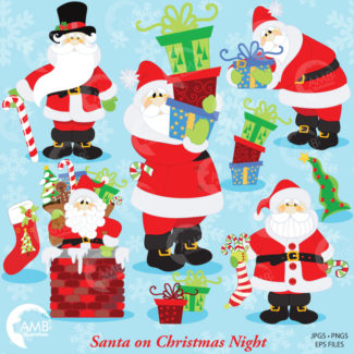 Christmas Night Santa Claus AMB-506