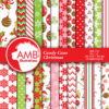 Traditional Christmas digital paper, Holiday Backgrounds, Scrapbooking, commercial use, digital clipart, instant download, AMB-1101