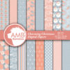 Traditional Christmas digital paper, Holiday Backgrounds, Scrapbooking, commercial use, digital clipart, instant download, AMB-1521