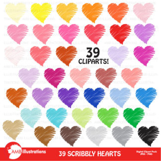 Valentine hearts Mega pack, Heart clipart, Hearts, Valentine clipart, commercial use, vector graphics, digital clip art, - AMB-1148