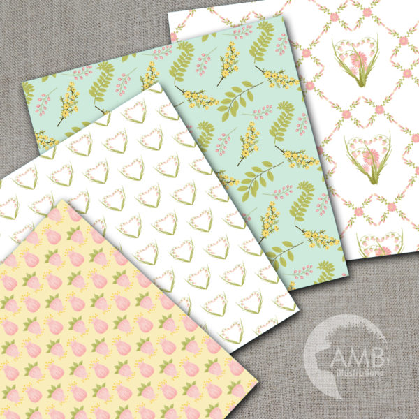 Country Wedding Floral Patterns