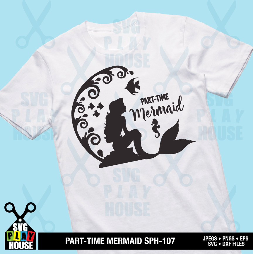 Download Part Time Mermaid Svg File Mermaid Svg Ambillustrations Com