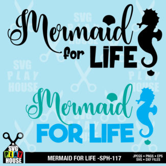 Mermaid For Life SVG