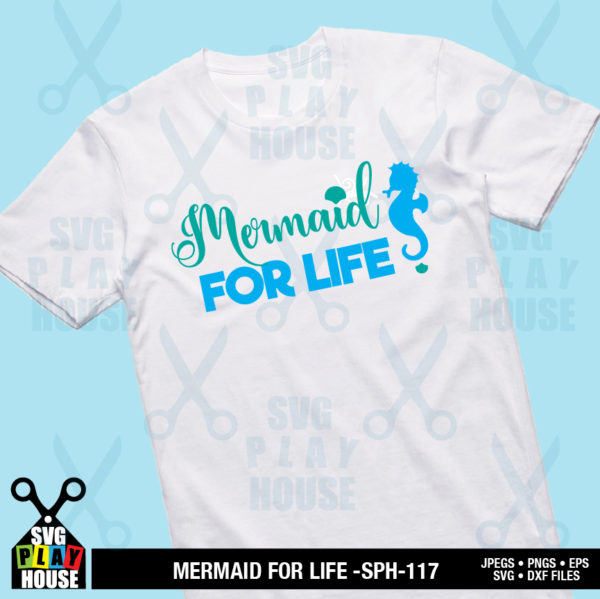 Mermaid For Life SVG