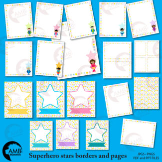 Star Borders and Pages