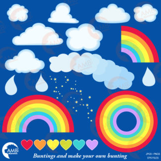 Magical Rainbow Clipart