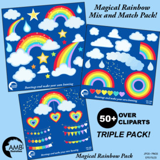 Magical Rainbow Clipart