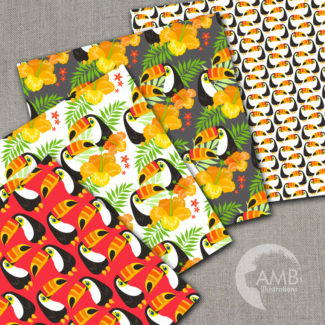 Shabby Chic Toucan Patterns