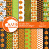 Halloween Pumpkin Paper Patterns