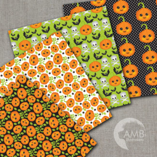 Halloween Pumpkin Paper Patterns