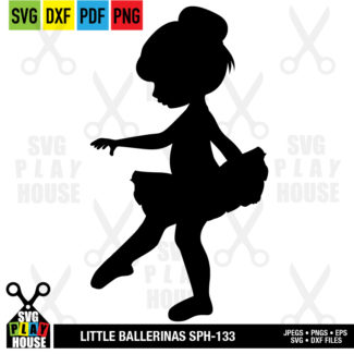 Little Ballet Dancers SVG