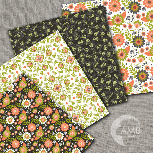 Woodland Flowers Patterns