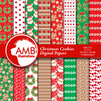 Christmas Cookie Papers