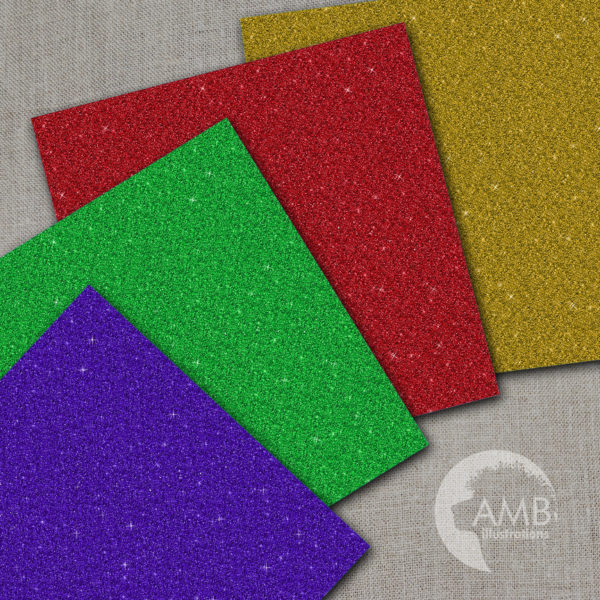 Glitter Patterns Papers