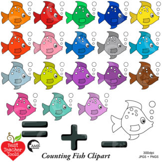 Counting Fish Clipart