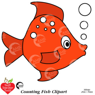 Counting Fish Clipart