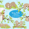 Cute Little Sloths in a Tree