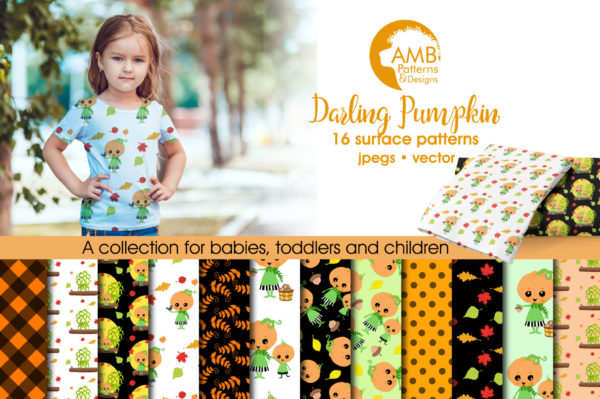 Baby Pumpkin Halloween Papers