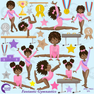 African American Gymnastic Girls