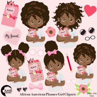 African American Planner Girls