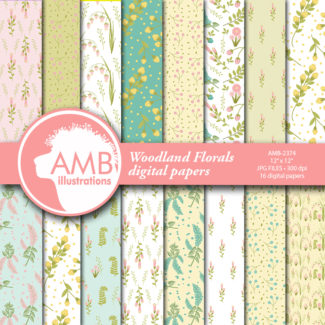Small Print Florals Summer Papers