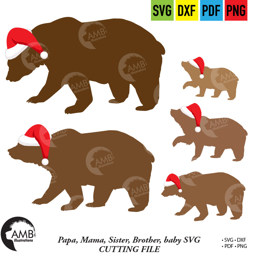 Christmas Baby Bear PNG,Baby Bear Png Christmas Family Png Sublimation Design,Digital Download,DTG Printing,Family Bear Png,Christmas Gift