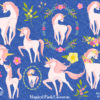 Magical Pink Unicorns Clipart