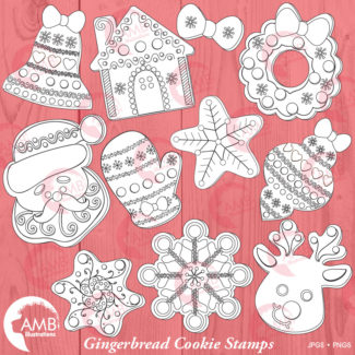 Gingerbread Cookie Stamps