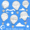 AMB 2383 HOT AIR BALLOONS STAMPS PREVIEW 01