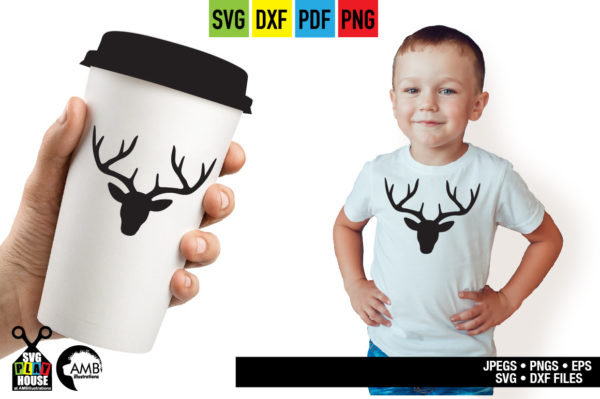 Deer Antlers SVG