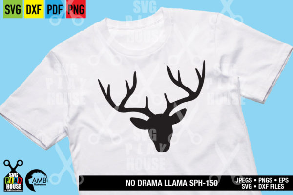 Deer Antlers SVG