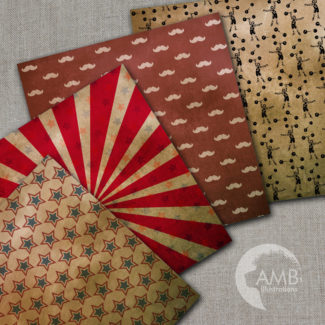 Grunge Circus Papers