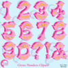Pink Circus Numbers Clipart AMB-2613