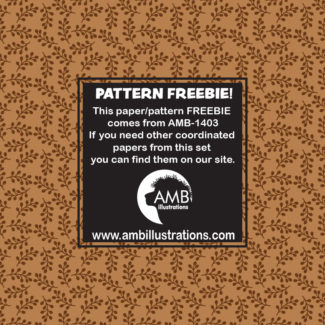 An Autumn Florals Pattern #18 FREEBIE just for you!