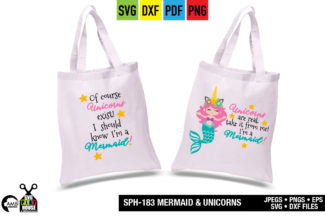 Unicorns and Mermaids SVG