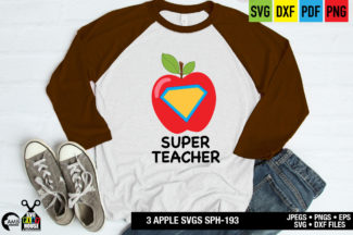 Apple for a Super Teacher SVG